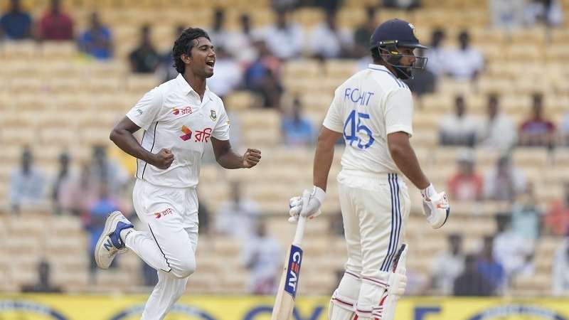 টেস্টে হাসান মাহমুদের রূপকথার মতোই ছুটে চলা